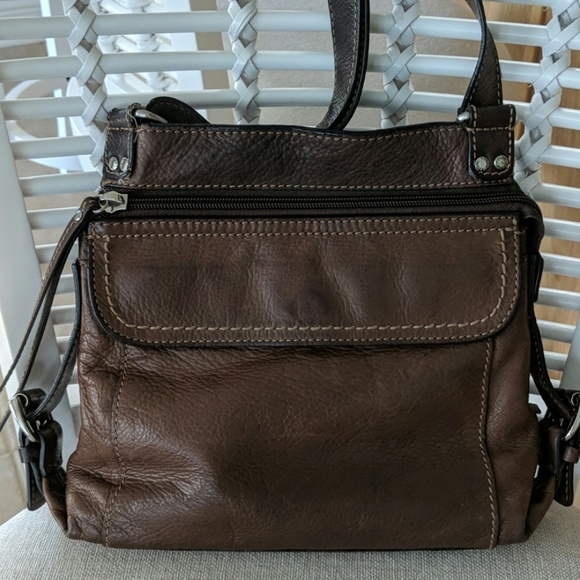 Fossil Handbags - Fossil Crossbody Leather Bag